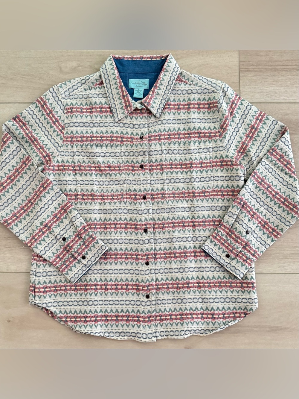 Tasha Polizzi Rambler Womens Western Button Down Long Sleeve Size Large